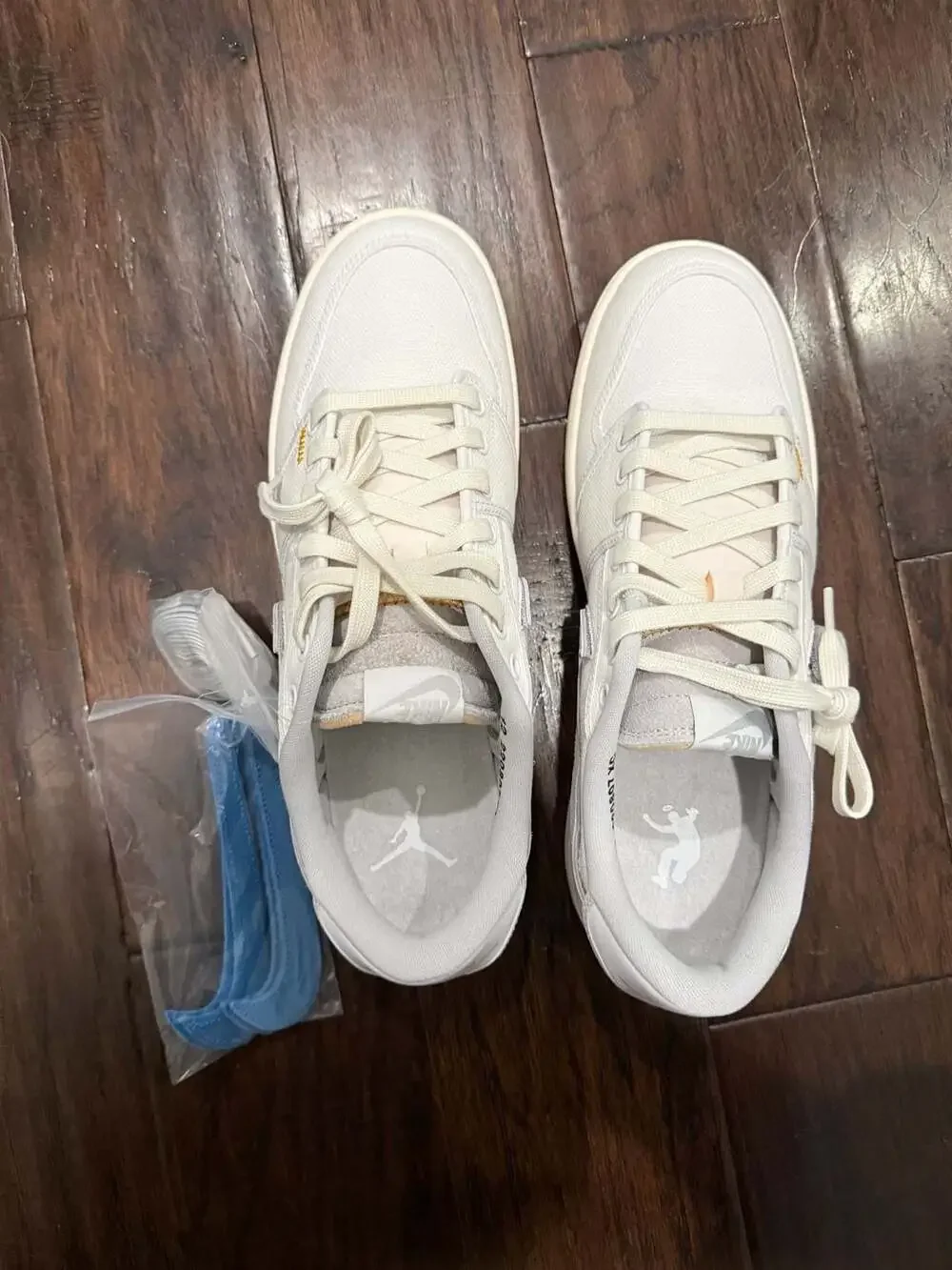 Union LA x Nike Air Jordan 1 KO Low White Canvas Shoes